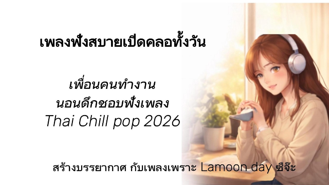 ์#รวมเพลง Pop เบา ๆ ฟังสบาย ฟังทำงาน ฟังก่อนนอน ฟังอ่านหนังสือ #เพลงฮิต #เพลงไทย #เพลงใหม่ล่าสุด