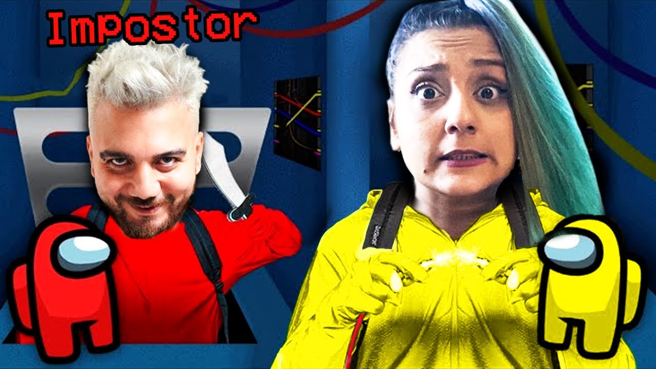 GERÇEK HAYATTA AMONG US (KIZ ARKADAŞIMA İHANET!) | Burak Şentürk