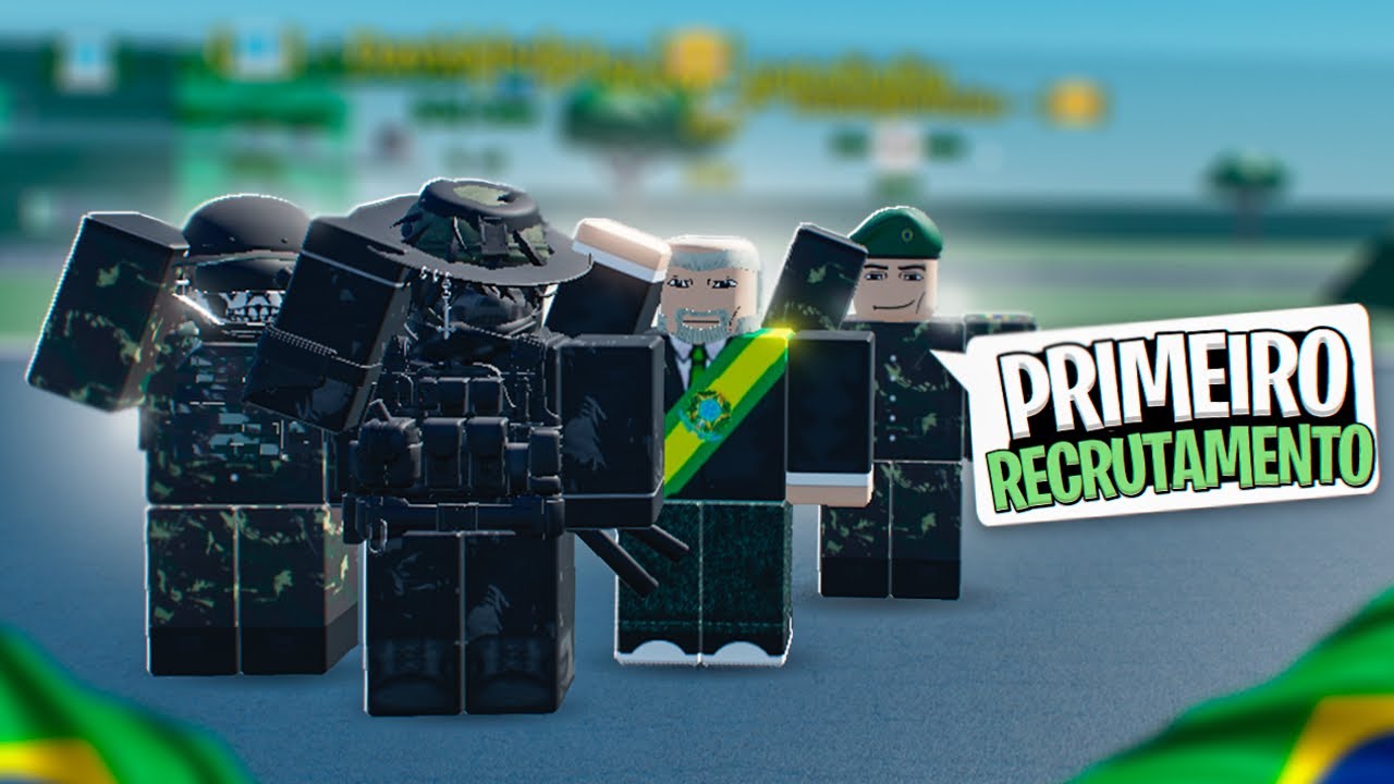 FIZ O MEU PRIMEIRO RECUTAMENTO NO EXERCITO DO ROBLOX JKKKKKKKKK