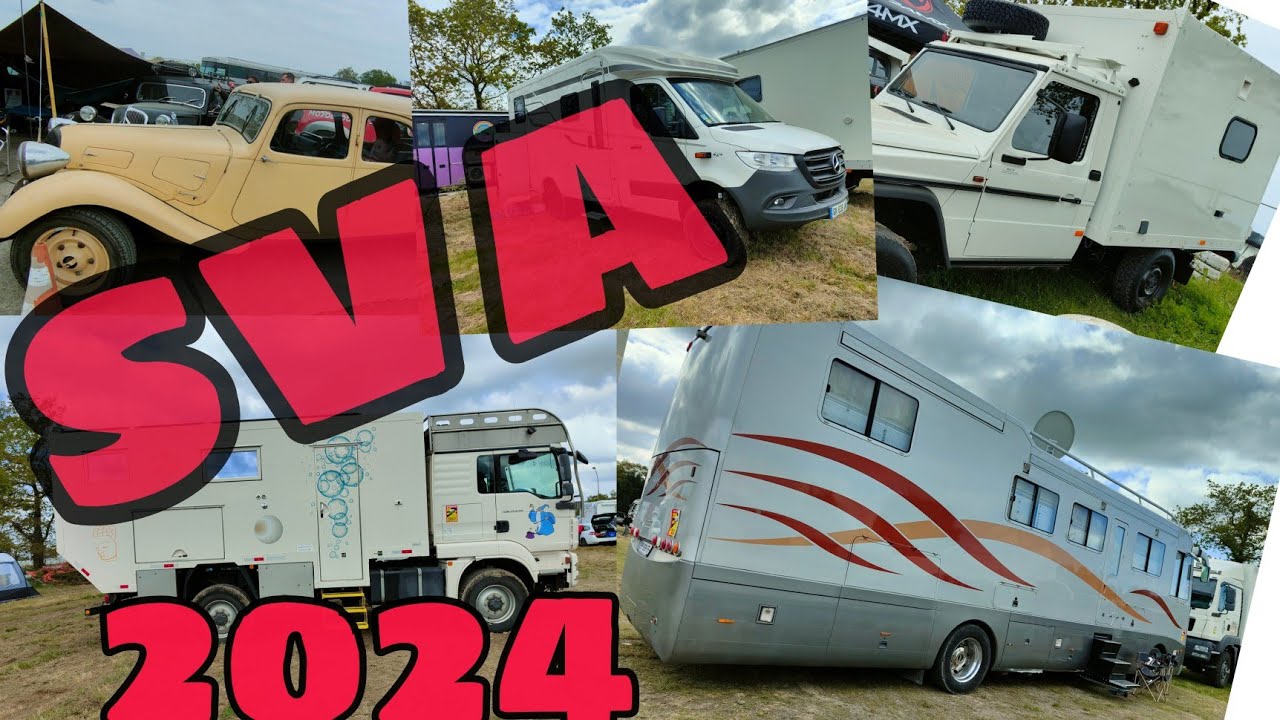 SVA 2024, salon du véhicule d'aventure , rempli de 4x4 aménagé et de camion aménagé 😳😳😳