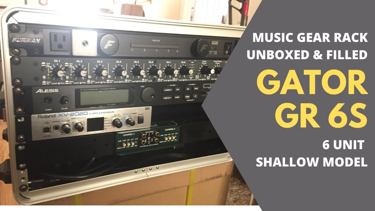 Gator 6u rack case unboxing