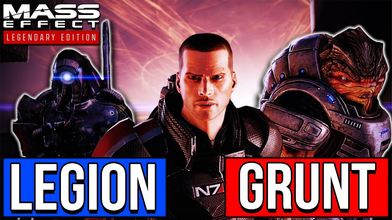 What happens if you bring LEGION and GRUNT to recruit Tali in ME2? | Mass Effect Legendary Edition