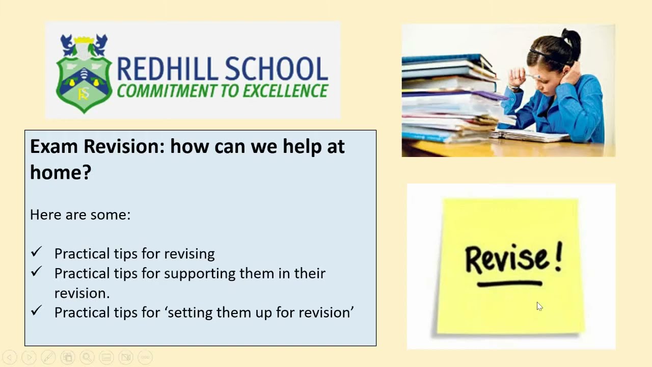 Revision - How to help at home