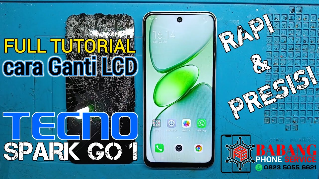 cara Ganti LCD TECNO SPARK GO 1 || Replace LCD TECNO SPARK GO 1 || TECNO SPARK GO 1 Disassembly