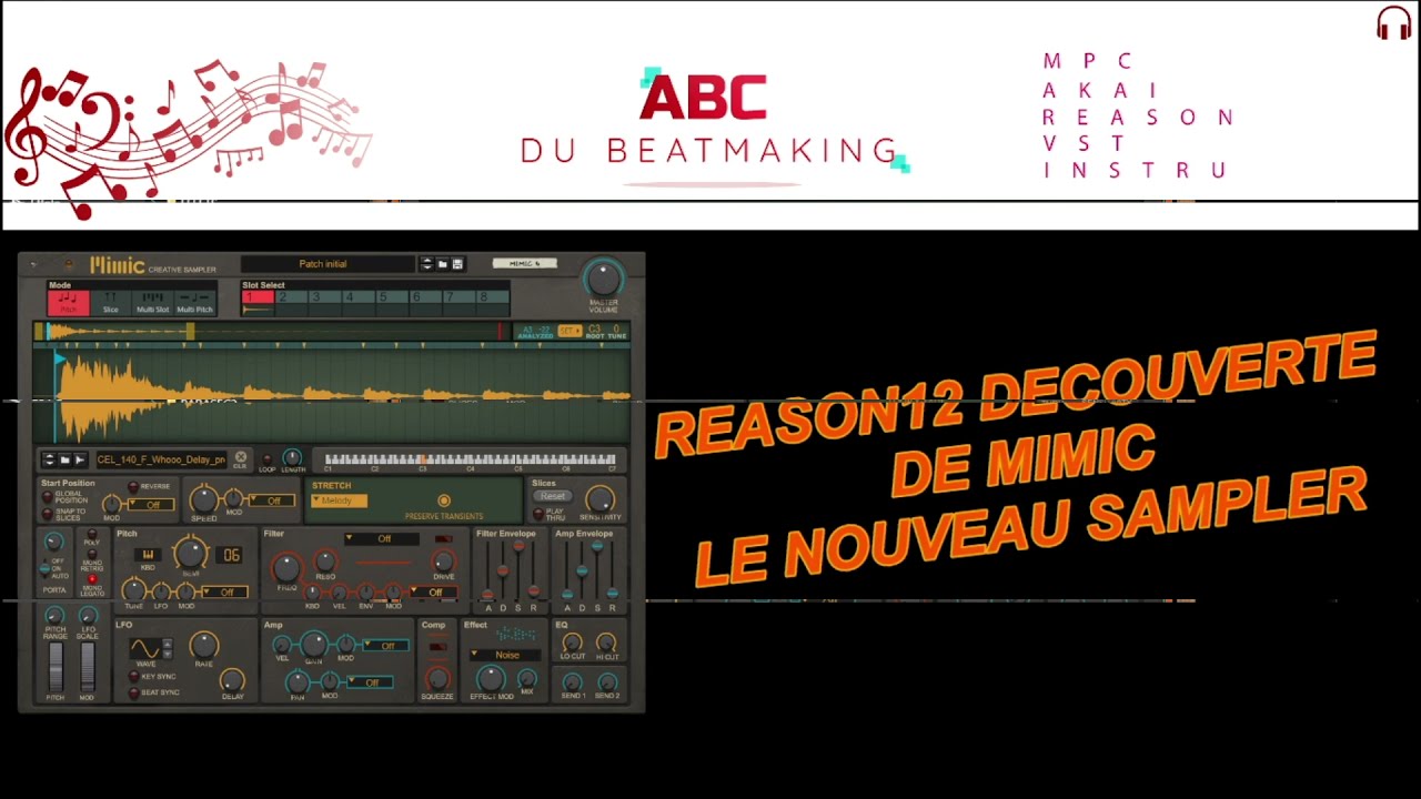 REASON12 DECOUVERTE DE MIMIC LE NOUVEAU SAMPLER CREATIF