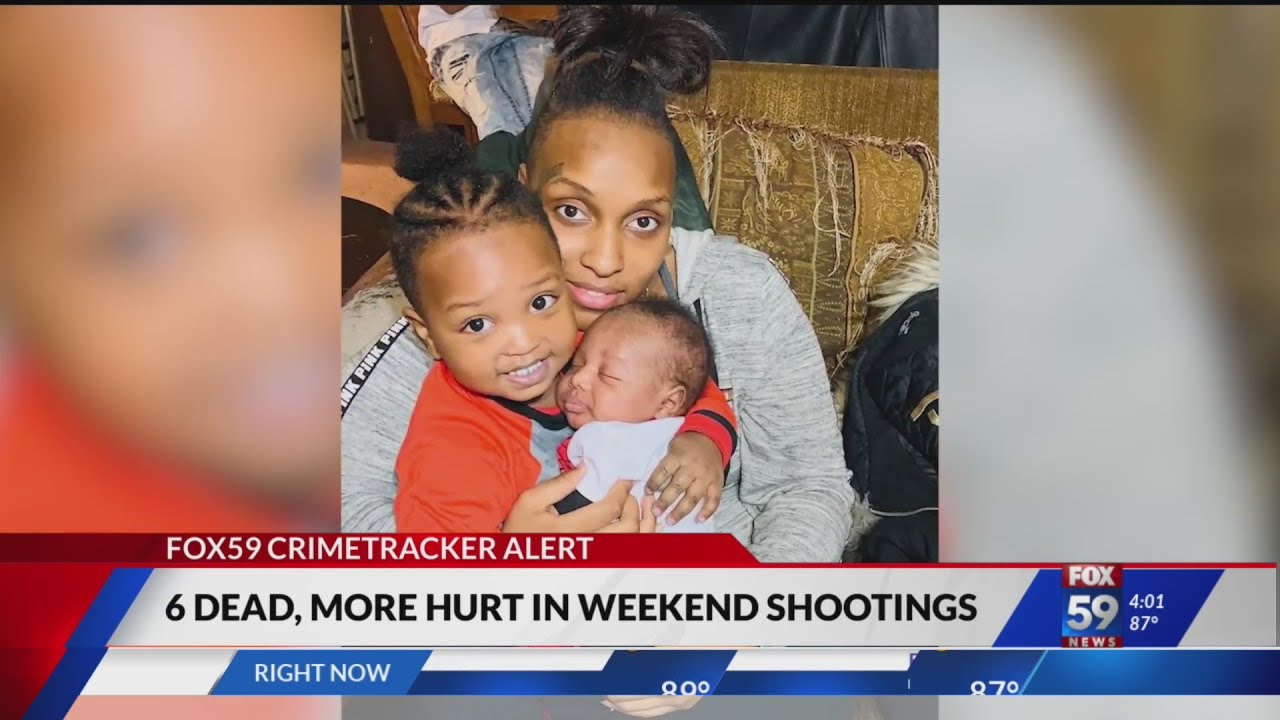 Pregnant woman among 6 killed over violent weekend in Indy, Lawrence