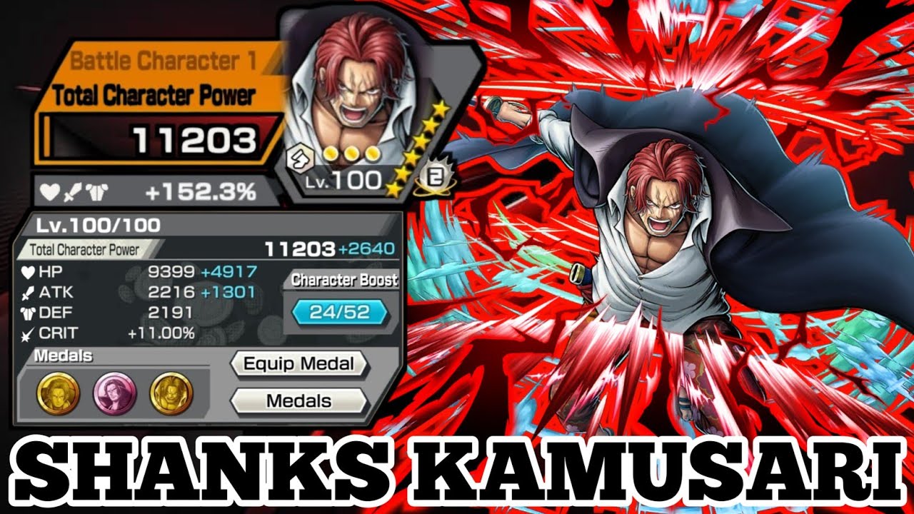 SHANKS KAMUSARI | ONE PIECE BOUNTY RUSH | OPBR