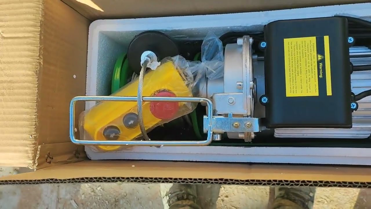 Подъемник (тельфер) Procraft TP1000, 1 тонна, 1600 Вт
