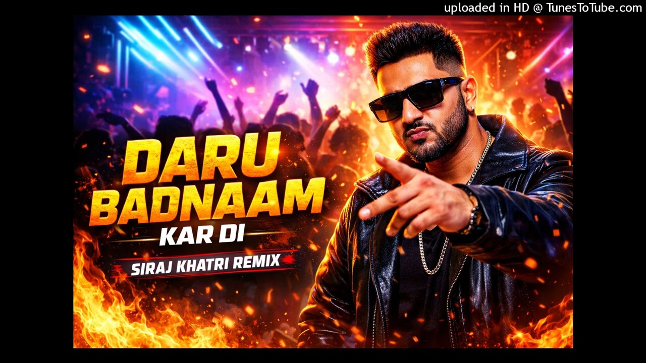 🔥 Daru Badnaam Kar Di — Urban Punjabi Party Rap | Siraj Khatri Remix