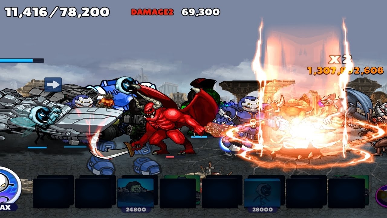 HERO WARS: Super Stickman Defense - Wave2 Boss