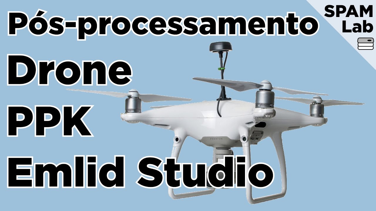 Processamento dados de DRONE com kit PPK e Emlid Studio
