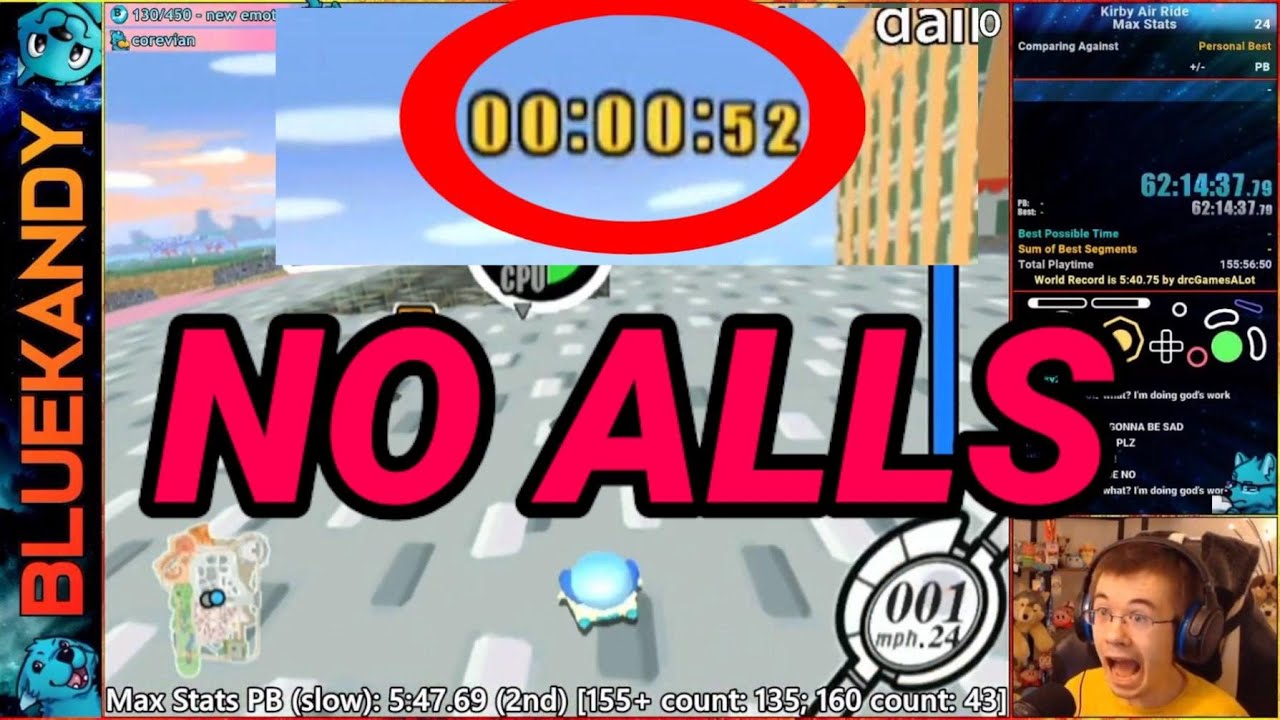 Kirby Air Ride - Max Stats with NO ALLS