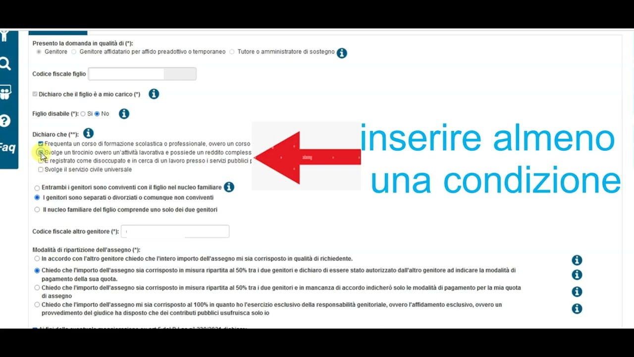 Assegno unico come aggiornare la domanda quando il figlio e' maggiorenne