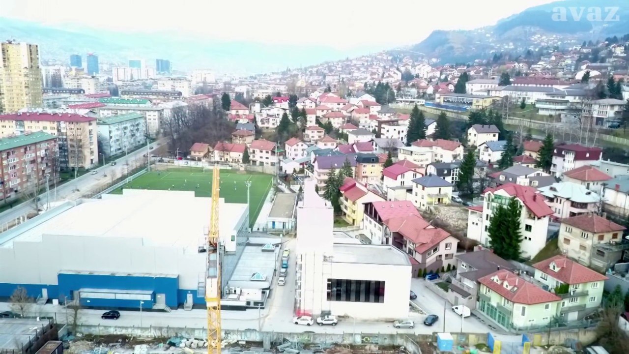 Stadion Grbavica iz zraka