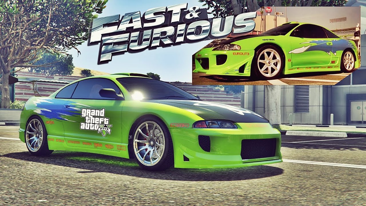 Brian Testando Seu Eclipse - Velozes e Furiosos 1 GTA V