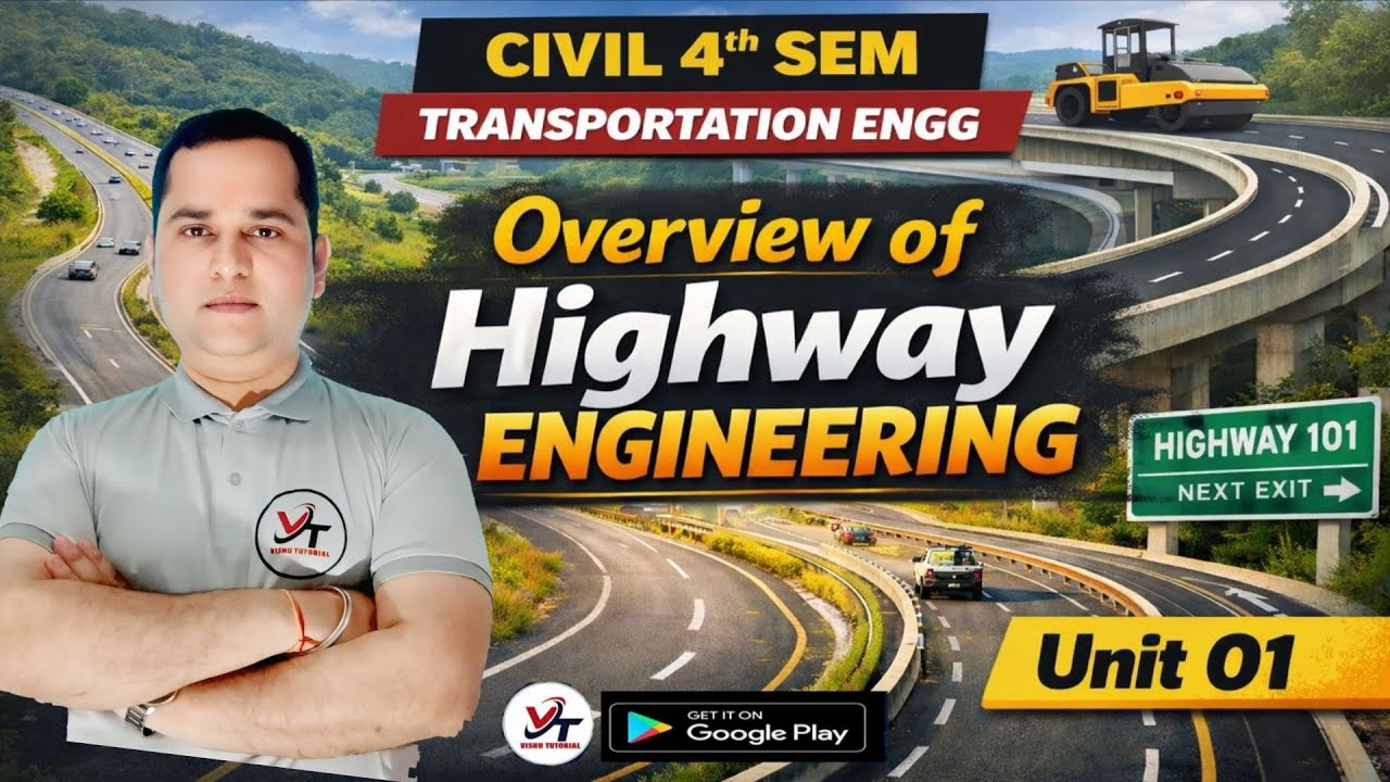 Transportation Engineering Civil 4th Semester | Complete Syllabus | SBTE Polytechnic | Easy Hindi