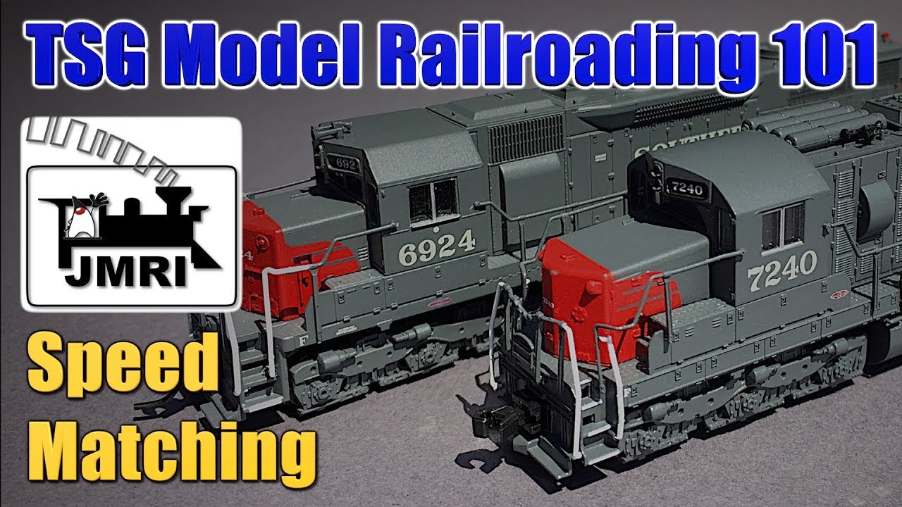 Model Railroading 101 How to Speed Match DCC Locomotives JMRI SPROG WiThrottle MR101