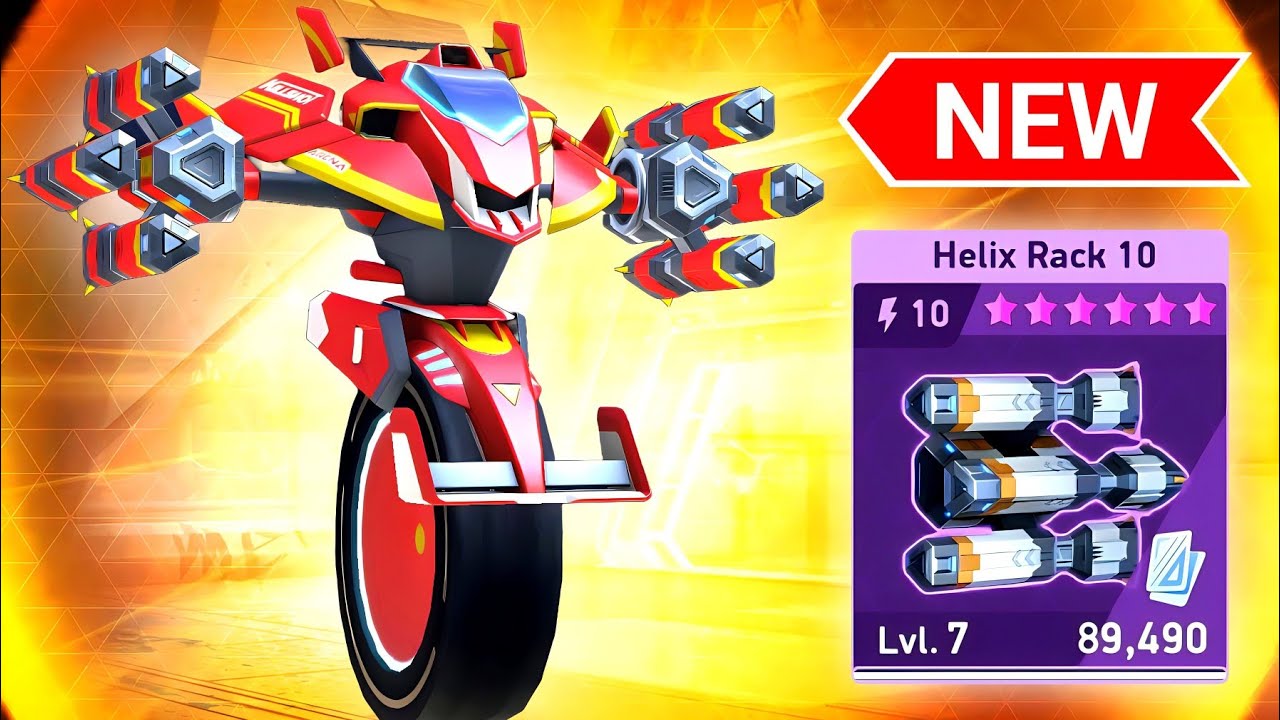 New Weapon - Helix Rack 10 with Killshot - Mech Arena