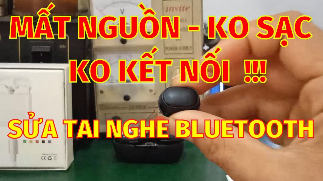 Linh Bảo TV - Sửa tai nghe Bluetooth bị mất nguồn - sạc không vô pin - không kết nối bluetooth được
