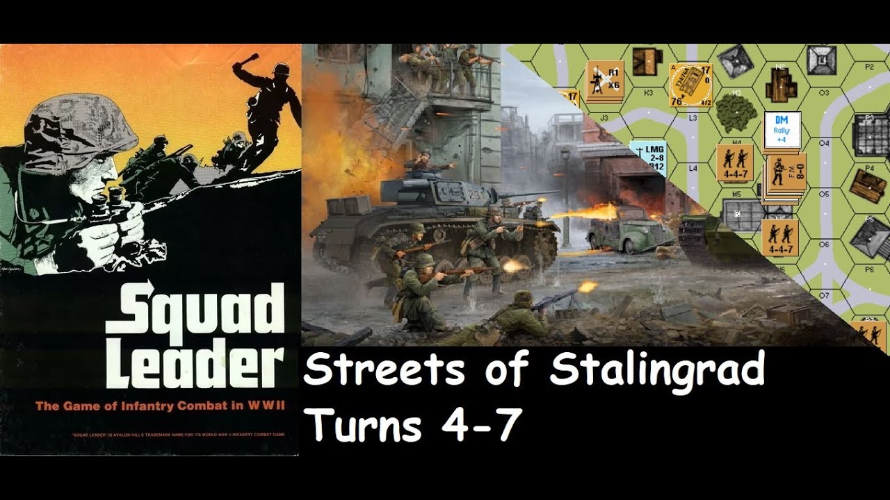 Squad Leader: Scenario Streets of Stalingrad playthrough (turns 4-7)