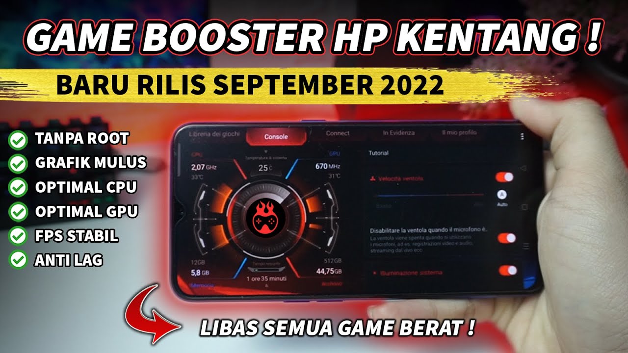 Hp Kentang Jadi Ngebut❗ Game Booster Terbaik untuk Semua Android