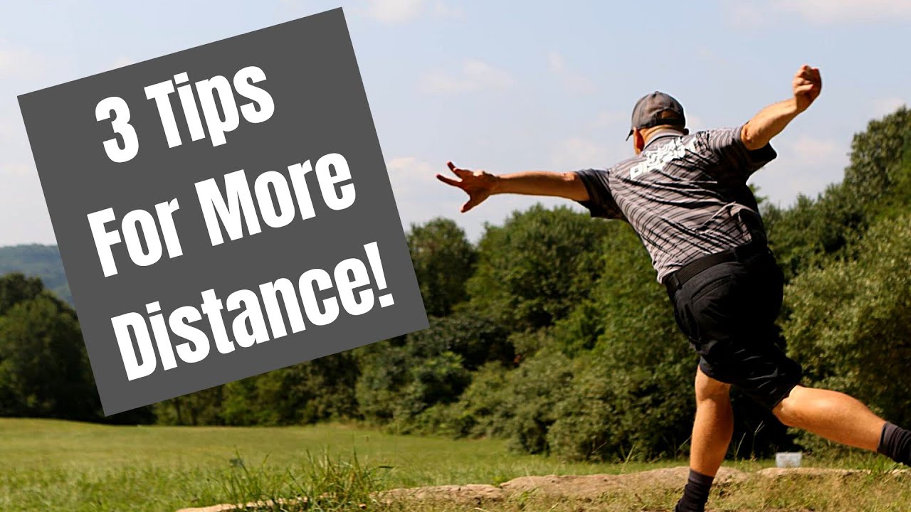 3 Tips For More Distance in Disc Golf with Brad Schick