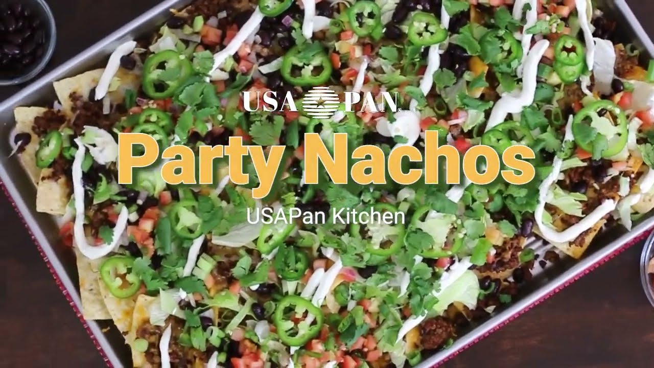 How to bake Party Nachos - USA Pan Kitchen