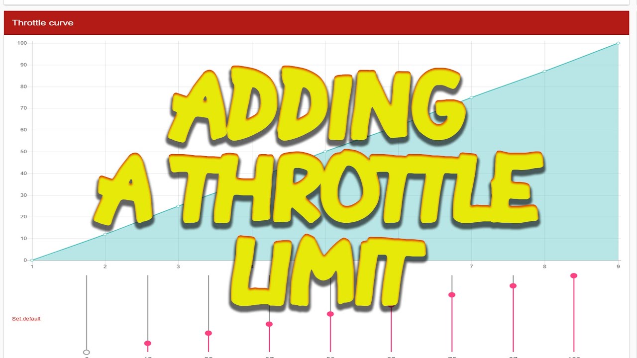 Throttle Limit with FlightOne