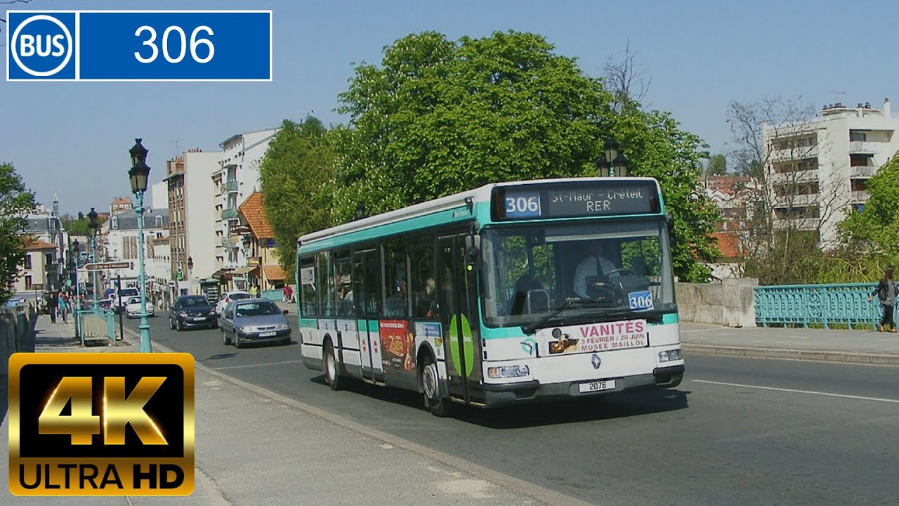 Bus 306 - Noisy-le-Grand Mont d'Est RER - Saint-Maur Créteil RER
