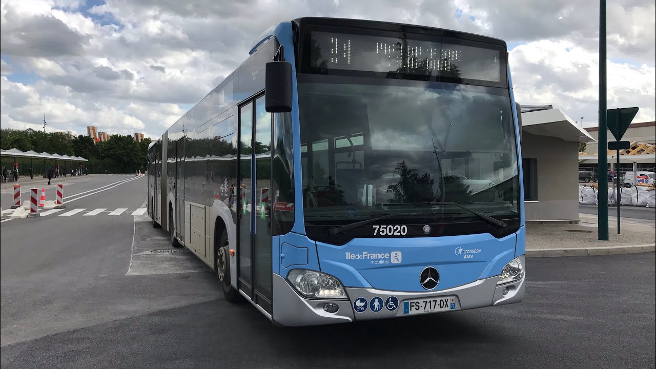 Transdev Marne la Vallée - Ligne 34 - Mercedes Citaro GC2 nº75020