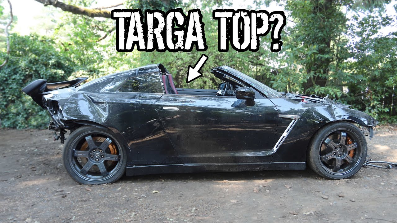 Cutting the Roof Off My R35 GT-R Donor Car. Accidentally Made A Targa Top!