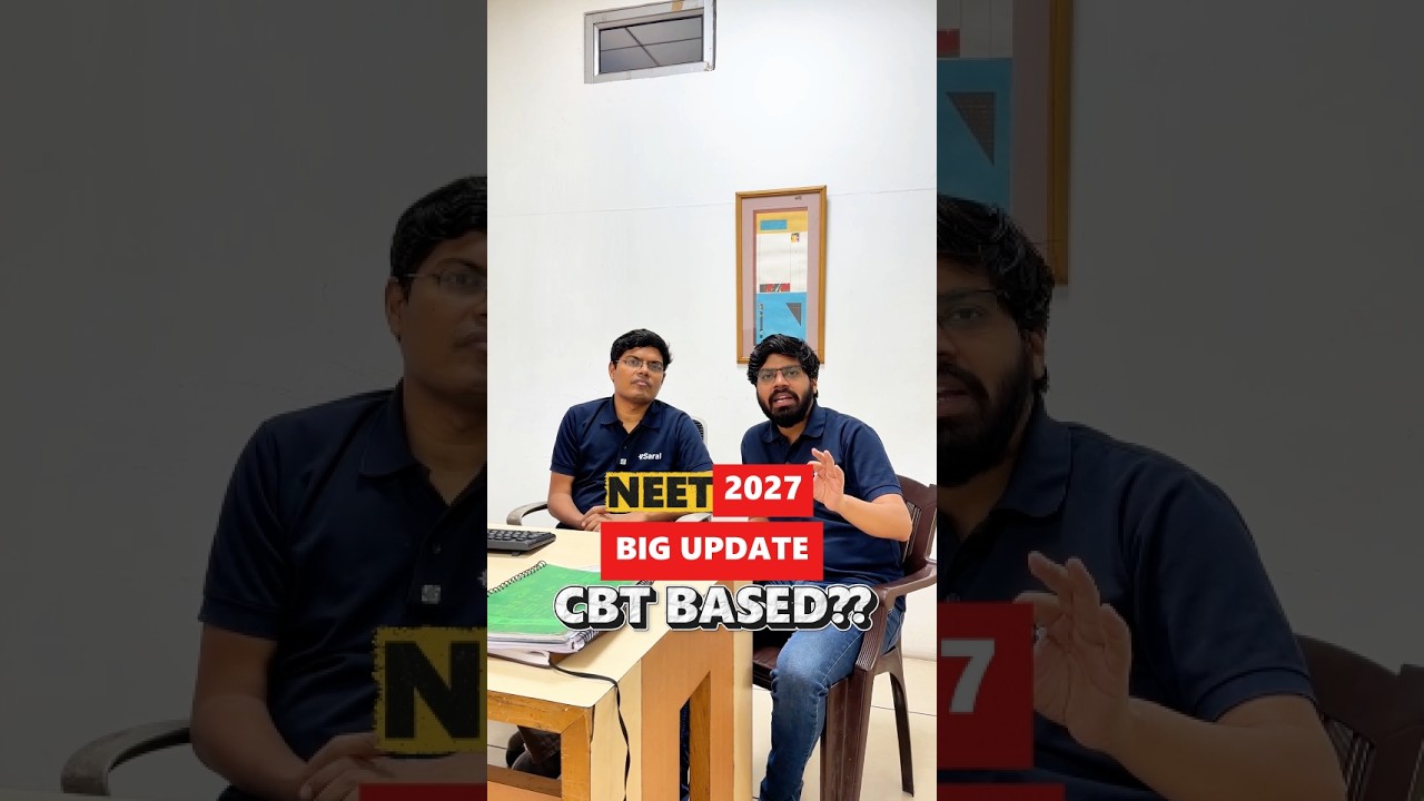 NEET 2027 CBT BASED? 😱🔥 | NTA Latest Update | Big News🚨 #shorts #neet2026 #neet #esaral #nta #yt