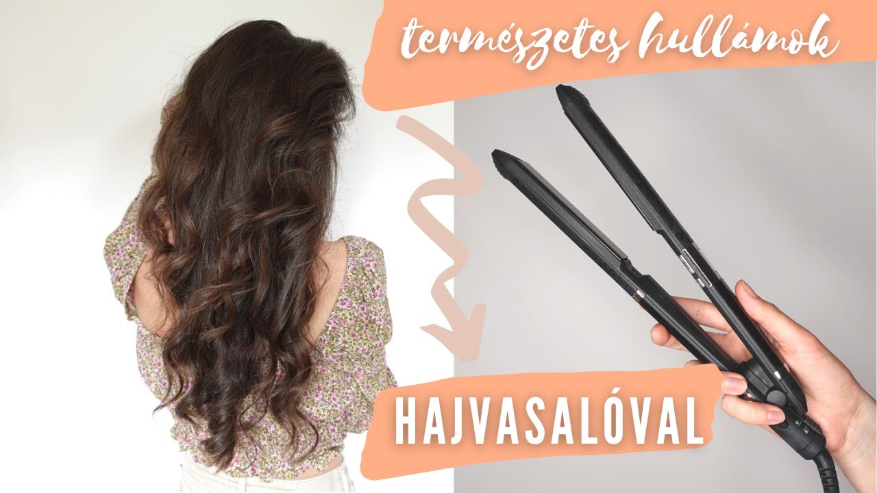 Laza & természetes hullámok | Hajvasalóval | 15 perc alatt