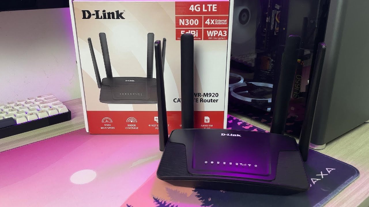 Router 4G LTE - Dlink DWR M920