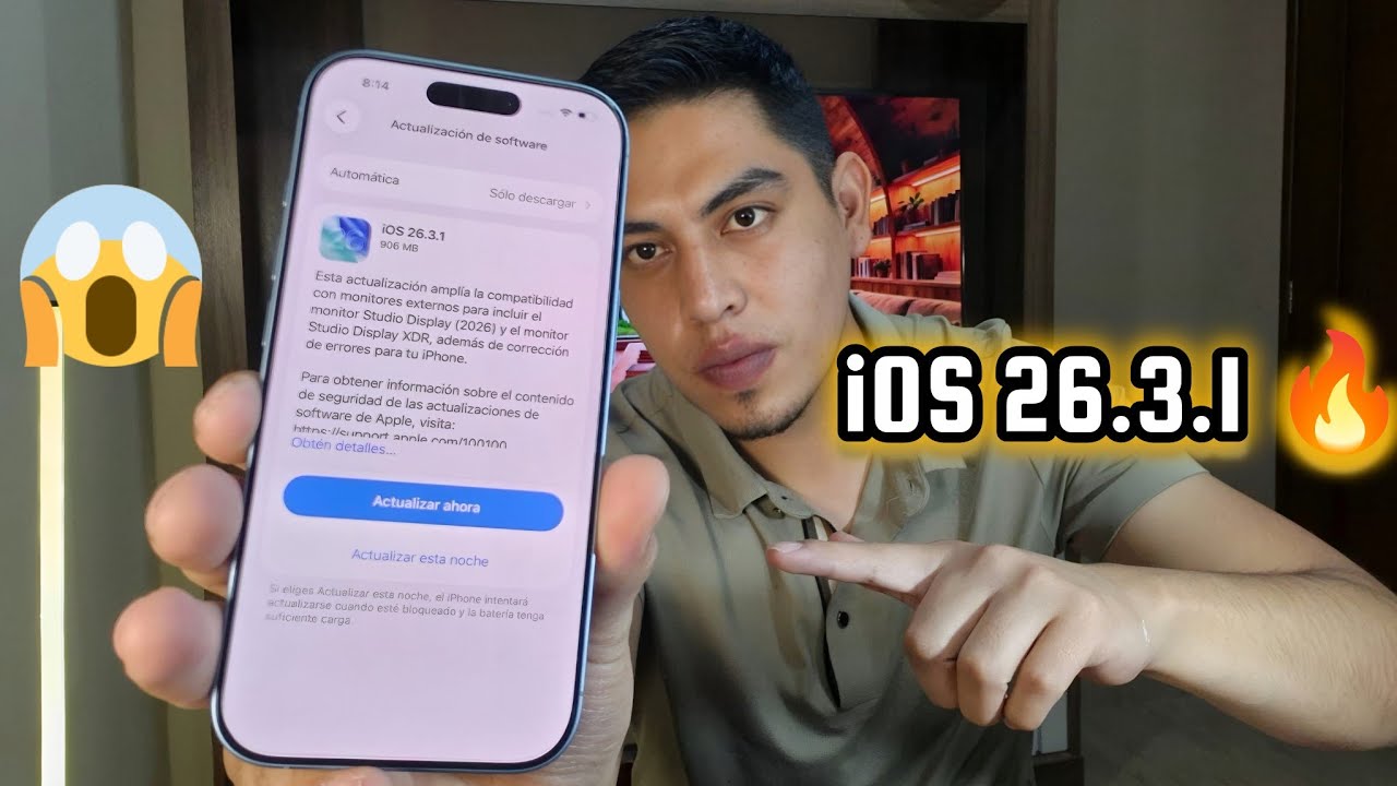 iOS 26.3.1 SALIO HOY! Nueva Actualización iOS para tu iPhone 😱