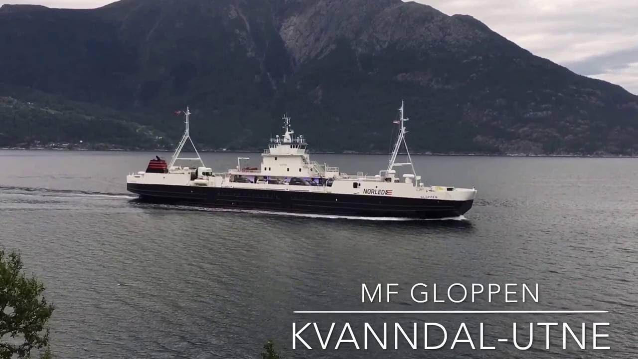 Hardanger - Norled sin ferge MF Gloppen i rute Kvanndal-Utne - HD
