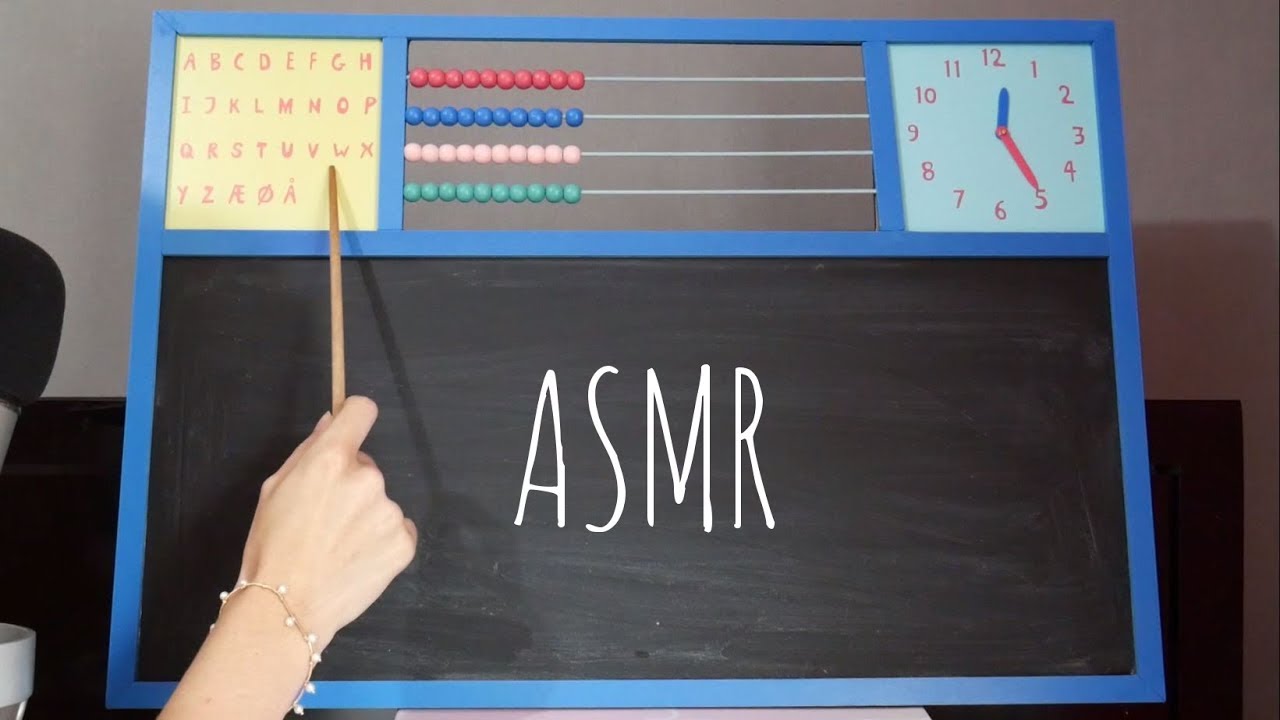 ASMR | Les bases de l'anglais feat. mon joli tableau
