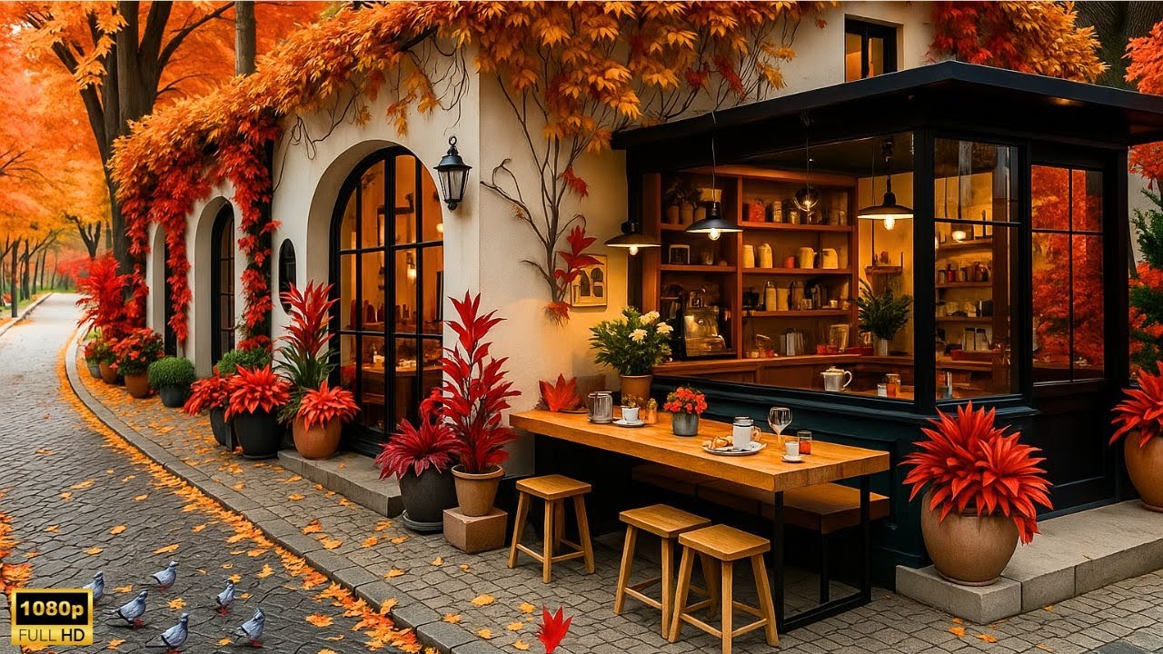 December Autumn Coffee Jazz 🍂 Warm Instrumental for Peaceful Moments