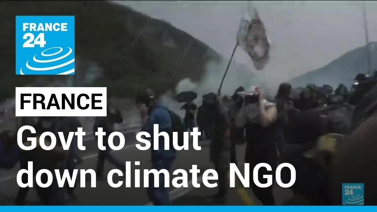 France to shut down climate NGO after protest violence &bull; FRANCE 24 English