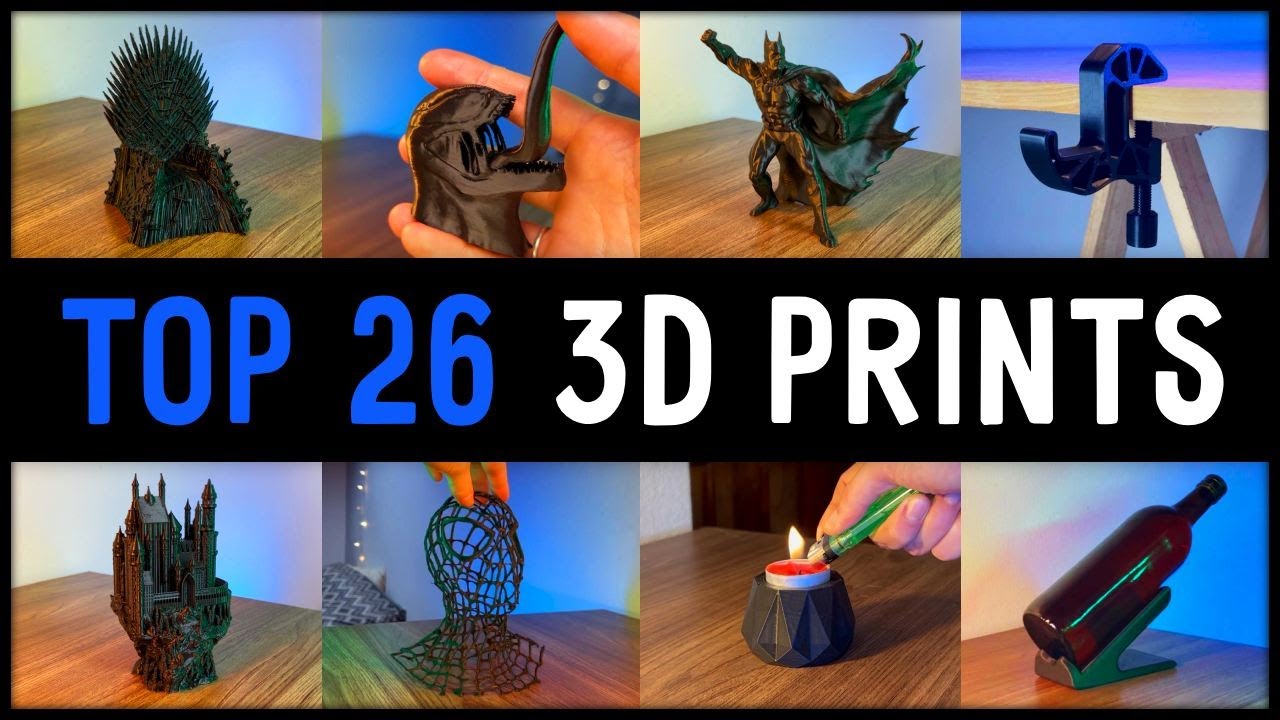 Top 26 Best BLACK 3D Prints