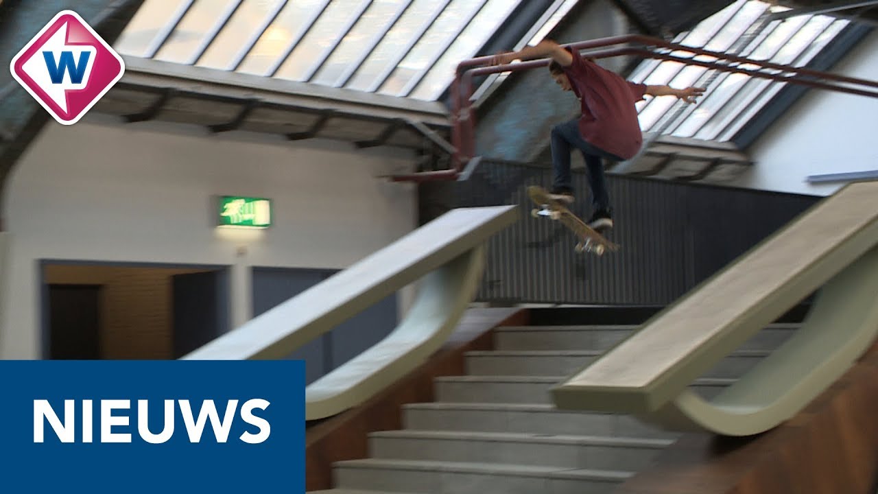 Eerste skateboardbaan van Nederland die speciaal is ingericht voor topsporttrainingen - OMROEP WEST