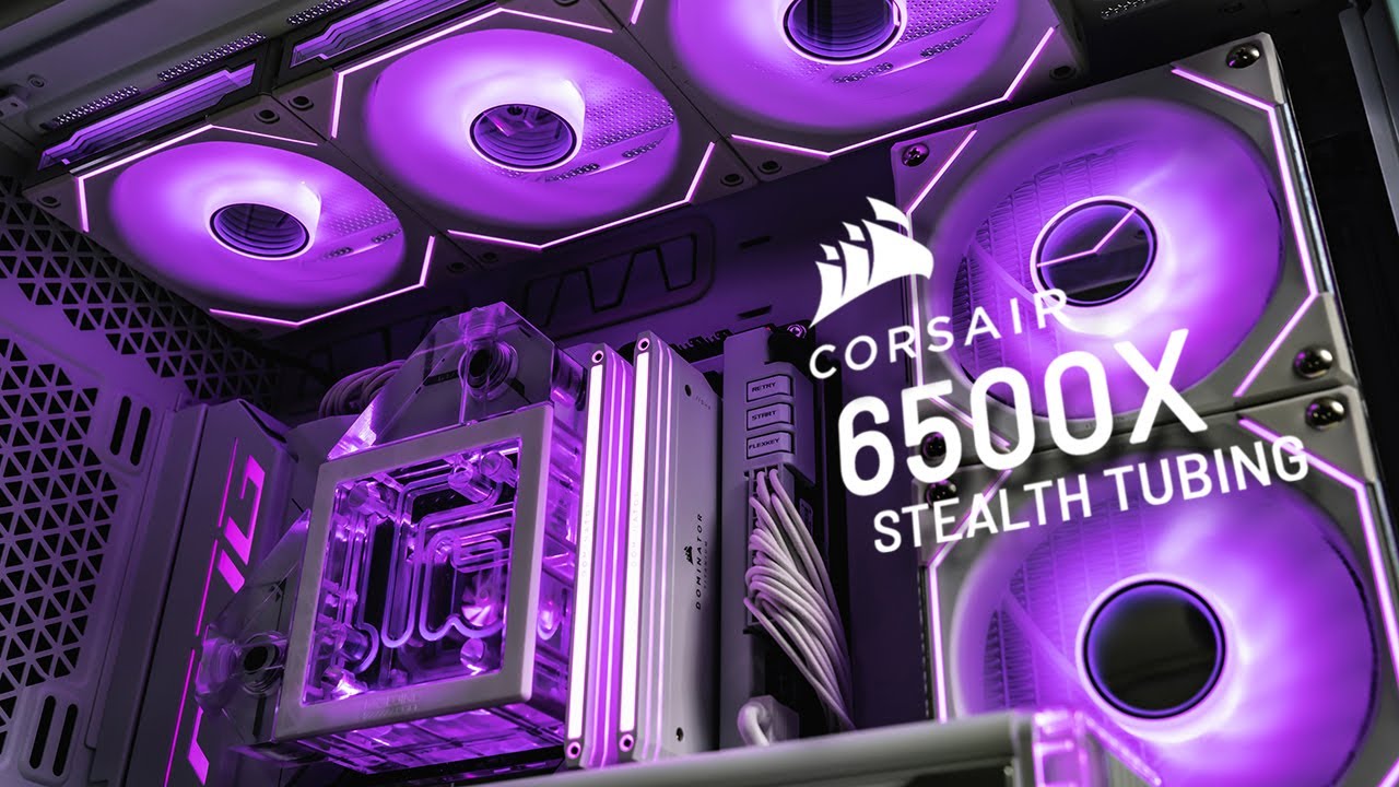 Corsair 6500X + Stealth Tubing build: Void White