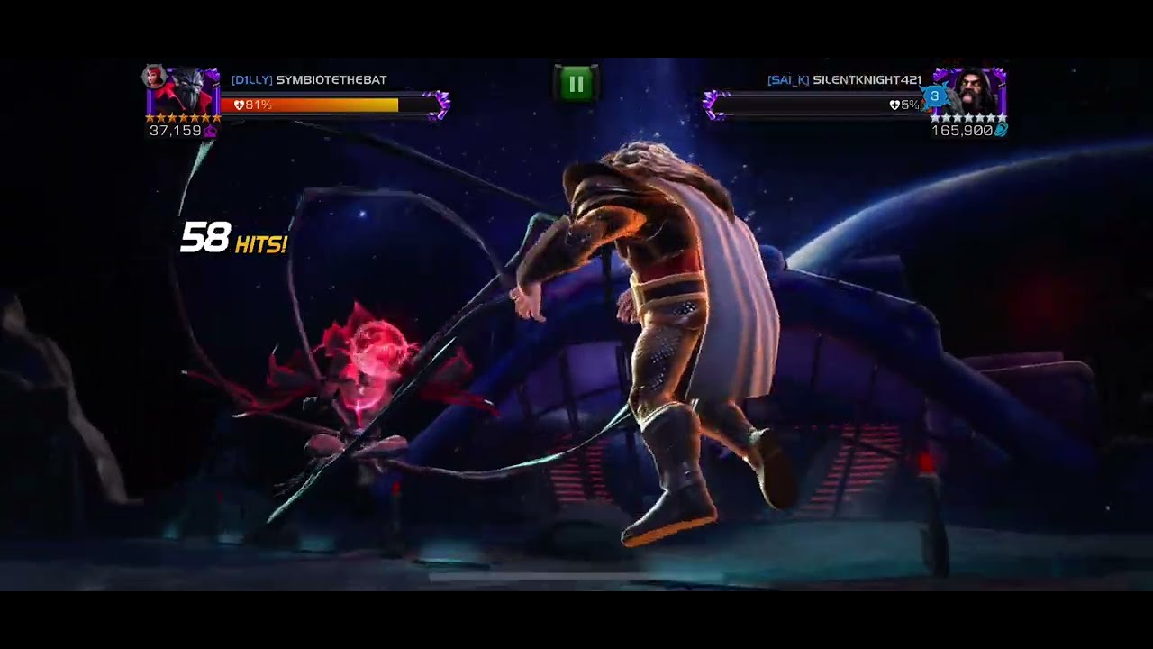 MCOC r2 Symbiote Supreme WRECKS r3 sig130 Serpent Boss in Alliance War!