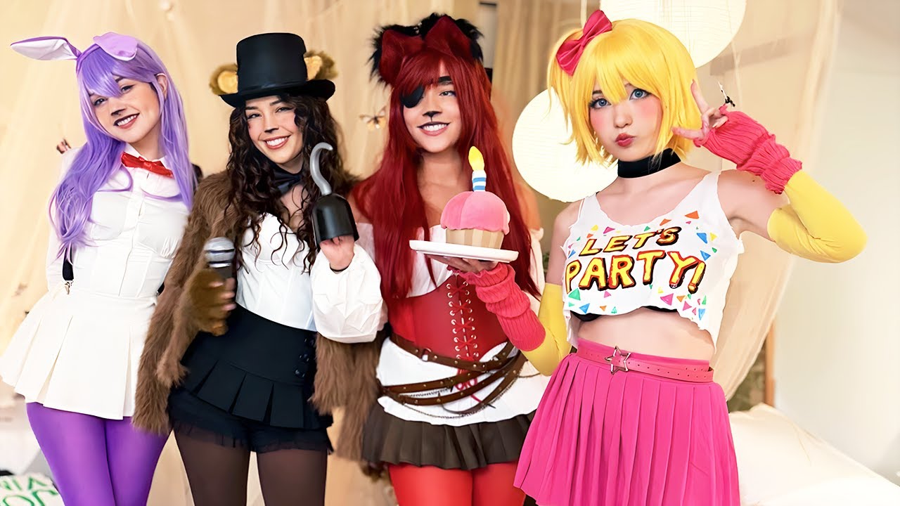 We Tried a FNAF Cosplay Together!