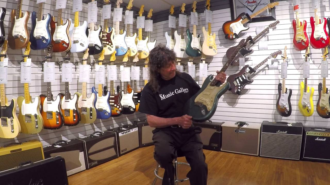 Frank's Blog #77: Fender Custom Shop Sherwood Green Strat with a Solid Rosewood Neck!