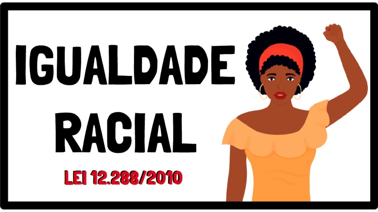 O que é IGUALDADE RACIAL? | LEI 12.288/2010 | Resumo Animado