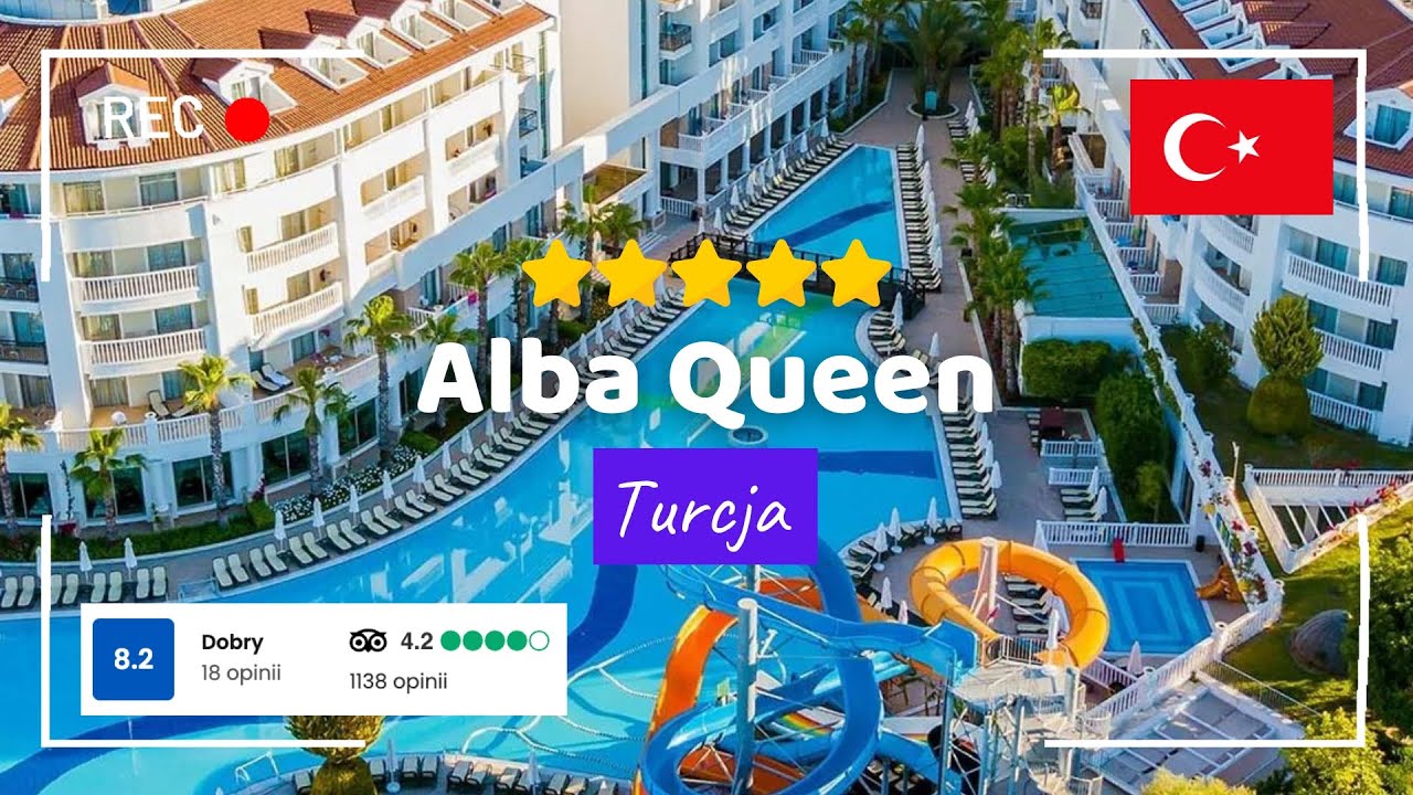 🇹🇷 Alba Queen 5★ &ndash; Rodzinne wakacje w Side | Baseny, aquapark, piaszczysta plaża i świetne jedzenie