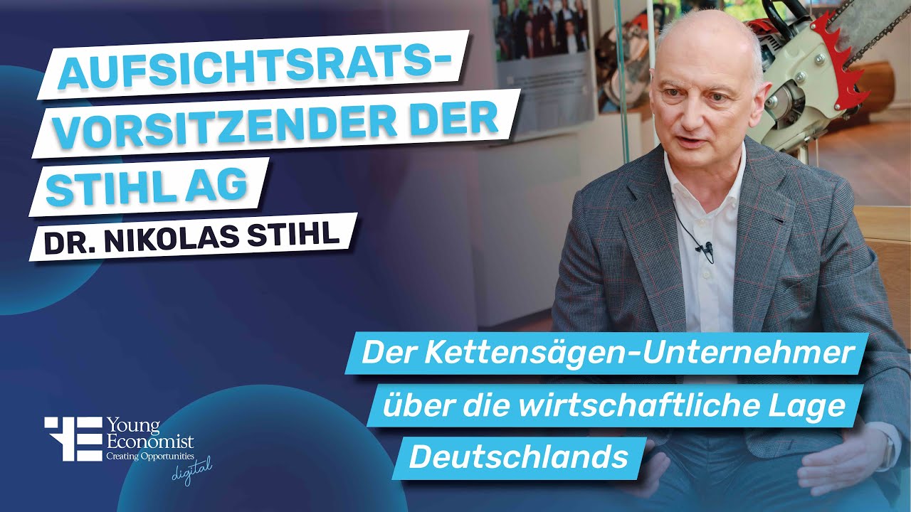 Young Economist mit Dr. Nikolas Stihl (Aufsichtsratsvorsitzender der Stihl AG)