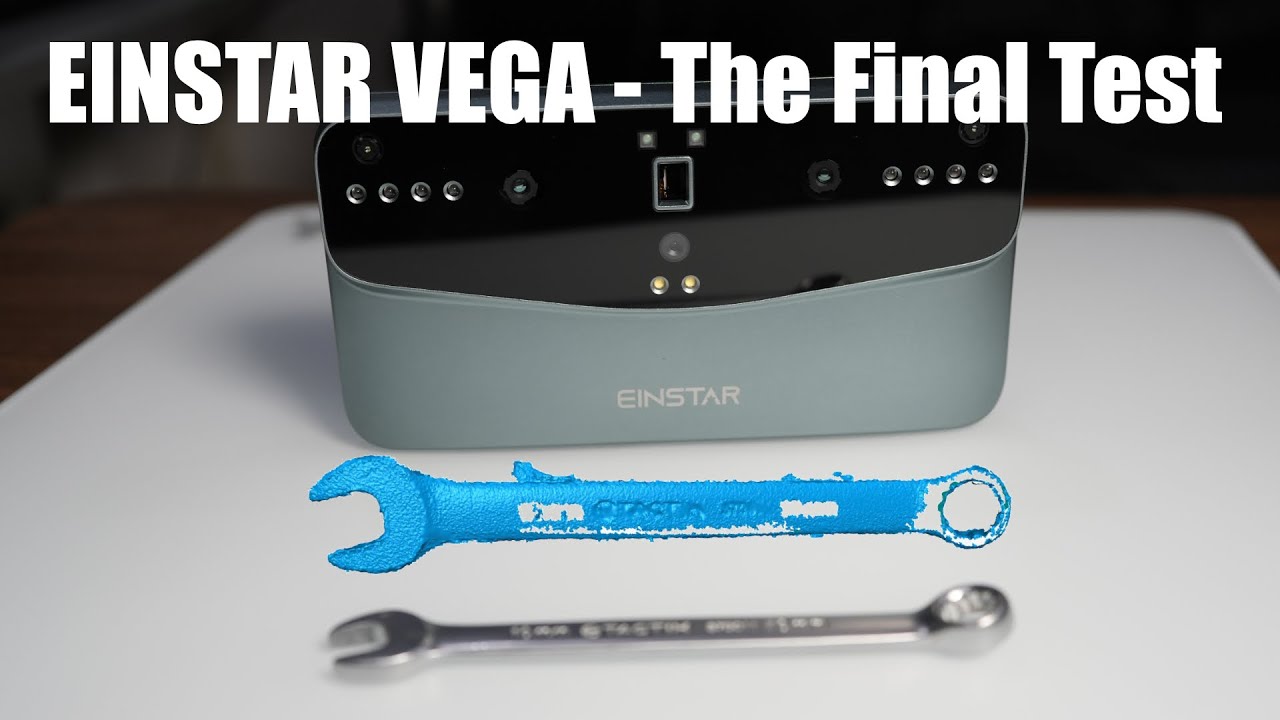 Einstar VEGA - Final Scan Test - Large Object - Metallic Surface