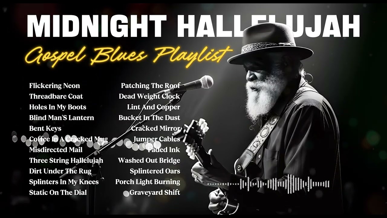 Midnight Hallelujah | Deep Gospel Blues Worship Playlist for Quiet Nights